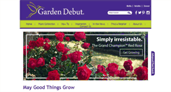 Desktop Screenshot of gardendebut.com