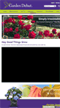 Mobile Screenshot of gardendebut.com